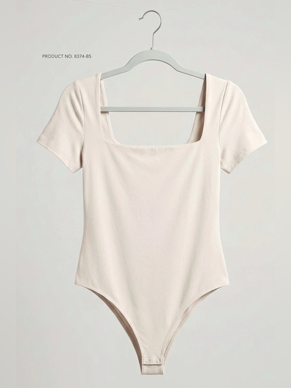 Aritzia Original Contour Square Neck Bodysuit in Nude - Large - capsule wardrobe